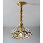 JSPHILO 4-266-1xE27 Impressions Brass Hanging