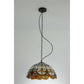 JSPHILO 4-285-1xE27 Engrace Tiffany Glass Hangings