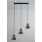 JSPHILO 4-286-3xE27 Engrace Tiffany Glass Hangings