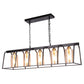 JSPHILO 4-291-5xE27 Impressions Rectangular Chandeliers