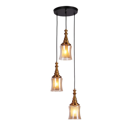 JSPHILO 4-308-3xE27 Impressions Cluster Hanging