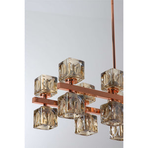 JSPHILO 6-220-24xG9 Shine Rectangular Chandeliers