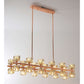JSPHILO 6-220-24xG9 Shine Rectangular Chandeliers