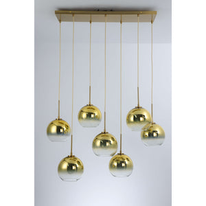 JSPHILO 6-228-7xE27 Impressions Rectangular Chandeliers