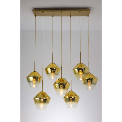 JSPHILO 6-229-7xE27 Impressions Rectangular Chandeliers