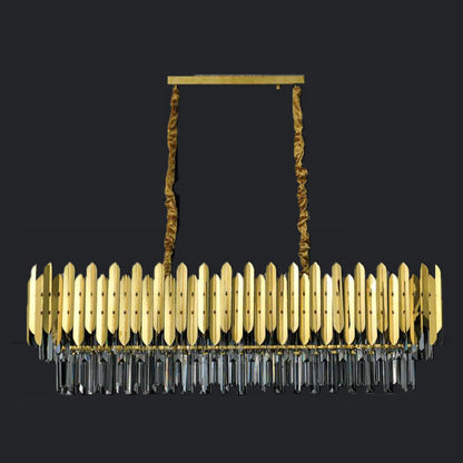JSPHILO 6-254-12xE14 Shine Rectangular Chandeliers