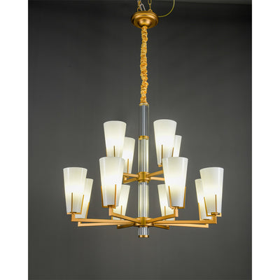 JSPHILO 6-256-8+4xE14 Impressions Modern Chandeliers