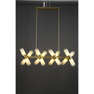 JSPHILO 6-290-16xG9 Impressions Rectangular Chandeliers