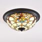 JSPHILO 7-080-3xE27 Engrace Tiffany Ceiling Light