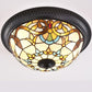 JSPHILO 7-080-3xE27 Engrace Tiffany Ceiling Light