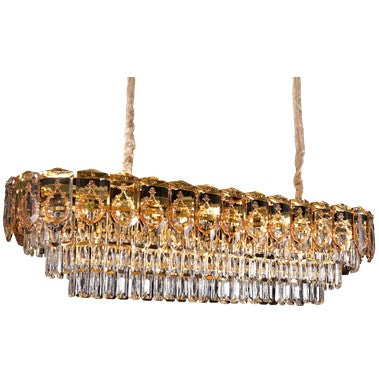 JSPHILO 7-090-12xE14 Shine Rectangular Chandeliers