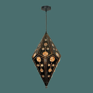 JSPHILO-Black 4-149-2xE27 Modern hanging Light