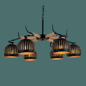 JSPHILO-Black 4-172-6xE27 Modern Chandeliers