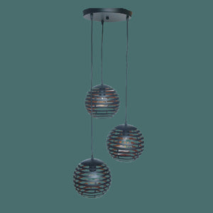 JSPHILO-Black 4-260-3xE27 Modern hanging Light