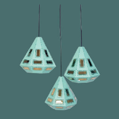 JSPHILO-Blue 4-160-3xE27 Modern hanging Light