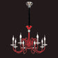 JSPHILO-Red 6-133-8xE-14 Crystal Chandeliers