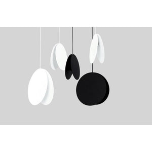 JS-SV-H/L 300- 5 White/Black/White- Metallic Copper 20w 335mm/Set- 5 Led Hanging Lights