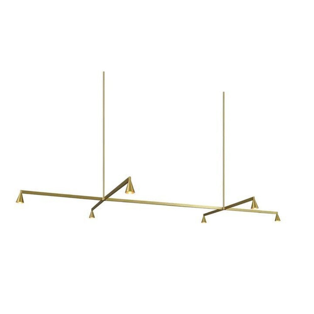 JS-SV-H/L HORIZON- 6 White/Black/Matt Gold/Matt Rose Gold 25w Led Hanging Lights