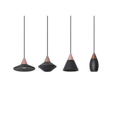 JS-SV HL UNIVERSE LED Hanging Light - White- Rose Gold & Black- Rose Gold (12W/15W, 50mm)