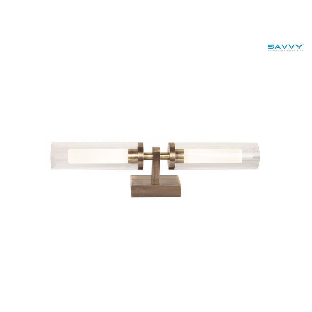 JS-SV-W/L AQUA- 2 Black/Matt Brushed SS/Brass Antique/Copper Antique/Chrome 12w Small/Big Led Wall Lights