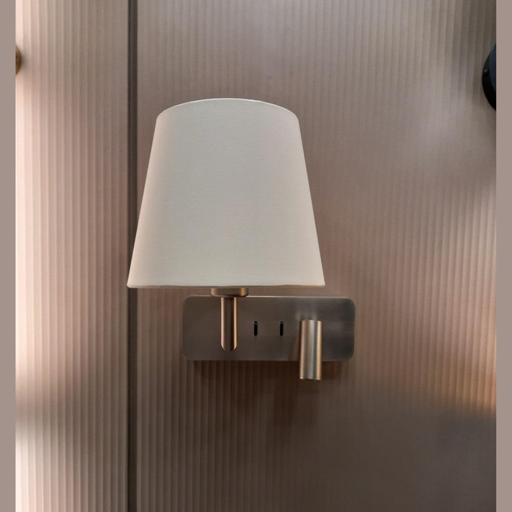 JS-SV-W/L AURA White/Black/Matt Brushed SS 3w Led Wall Lights