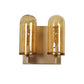 Golden Metal Wall Light - JZ-461-2W - Included Bulb