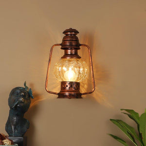 Linterna Copper Iron Wall Light - B22 holder - without Bulb - KHARBUJ-1W