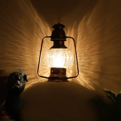 Linterna Copper Iron Wall Light - B22 holder - without Bulb - KHARBUJ-1W