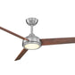 JS-LXR Modern BLDC 48″ Ceiling Designer Fans KK0003-Brushed Nickel