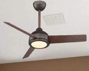 JS-LXR Modern BLDC 48″ Ceiling Designer Fans with Light KK0004-Oil Rubbed Bronze