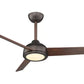 JS-LXR Modern BLDC 48″ Ceiling Designer Fans with Light KK0004-Oil Rubbed Bronze