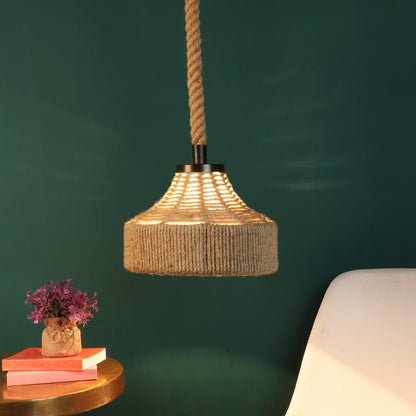 Gloomy Black Metal Hanging Light - L-1908-1LP - Included Bulbs