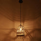 Gloomy Black Metal Hanging Light - L-1919-1LP - Included Bulbs