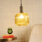 Dorada Gold Metal Hanging Light L-7-1LP CFL HALO