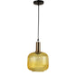 Dorada Gold Metal Hanging Light L-7-1LP CFL HALO