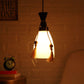 Marrón Brown Metal Hanging Light - L-89-1LP-CFL-HALO - Included Bulbs