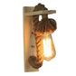 Internal Sparked Natural Wood Wood Wall Lights - L-BAND-1W - Included Bulbs