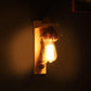 Internal Sparked Natural Wood Wood Wall Lights - L-BAND-1W - Included Bulbs