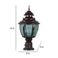 ELIANTE Brown Iron Gate Light- L20-GL - without bulb