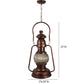 Gold Metal Hanging Light - LAMP-KHARBUJA-BIG - Included Bulb