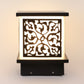 Black Metal Outdoor Wall Light - LAZER-NO-2 - Included Bulb