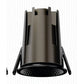 LCP-039 BK Black Honeycomb-Interior COB Downlight