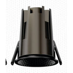 LCP-039 BK Black Honeycomb-Interior COB Downlight