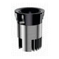 LCP-001 BK (black) — COB LED downlight, black reflector + black top ring