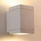 White Metal Outdoor Wall Light Le 1052 8x1 WW