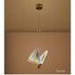 LED 1 LIGHT GOLD BUTTERFLY BEDSIDE HANGING PENDANT CEILING LAMP LIGHT FIXTURE - MULTI