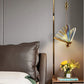 LED 1 LIGHT GOLD BUTTERFLY BEDSIDE HANGING PENDANT CEILING LAMP LIGHT FIXTURE - MULTI