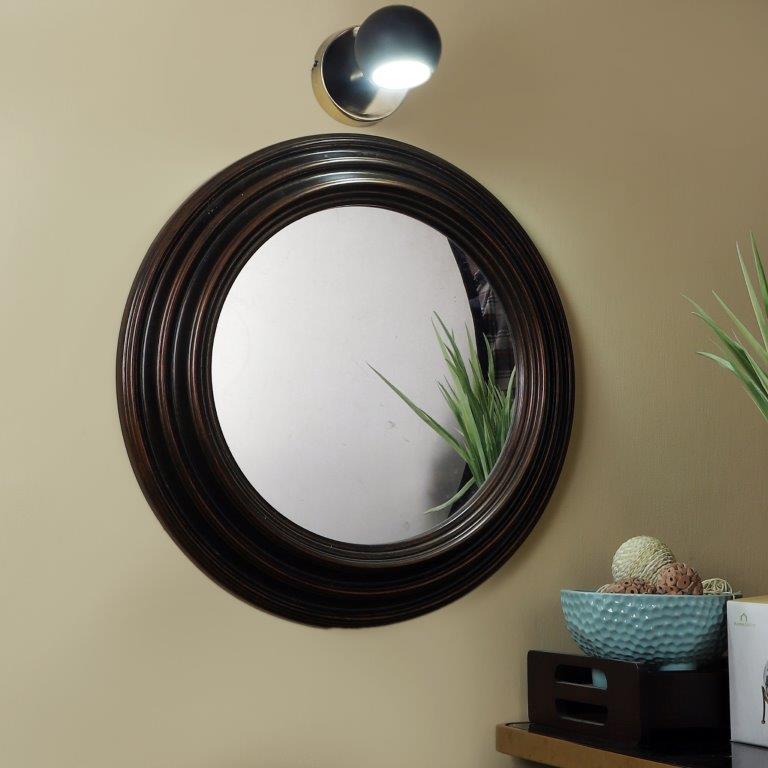 ELIANTE Single Antique Gold Iron Mirror Light- LED-LOTA-1LP - Inbuilt LED
