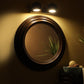 ELIANTE Double Antique Gold Iron Mirror Light- LED-LOTA-2LP - Inbuilt LED