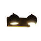 ELIANTE Double Antique Gold Iron Mirror Light- LED-LOTA-2LP - Inbuilt LED